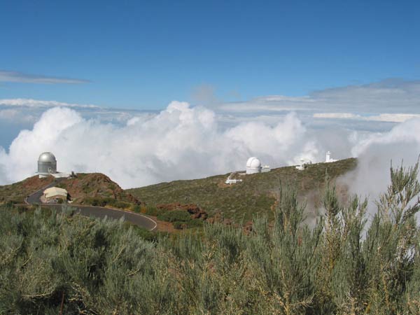 Die Observatorien auf dem Roque de Los Muchachos