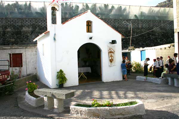 Sogar eine Kapelle hat die Siedlung El Remo