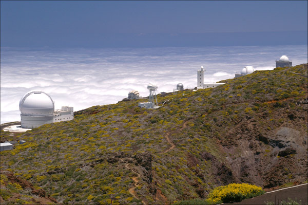 Die Observatorien auf dem Roque de Los Muchachos auf La Palma