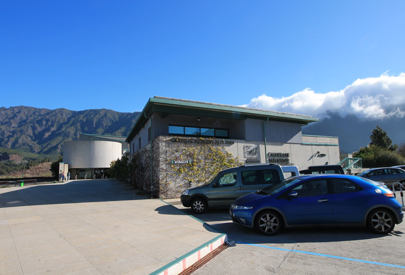 Das Besucherzentrum oberhalb El Pasos auf La Palma