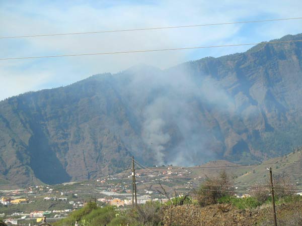 Brand auf La Palma 09.03.07