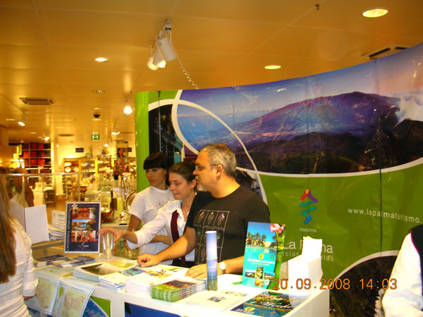 La Palma Werbetour bei Karstadt im September 2008
